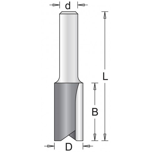 HiKOKI 754072 Drážkovací fréza 20x19x51mm, 8mm