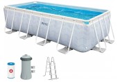 INTEX Chevron Prism Rectangular Pool Set 400x200x100 cm 26780NP