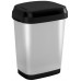 KIS DUAL SWING BIN STYLE M 25L Odpadkový koš 26 x 37,5 x 48,5 cm steel