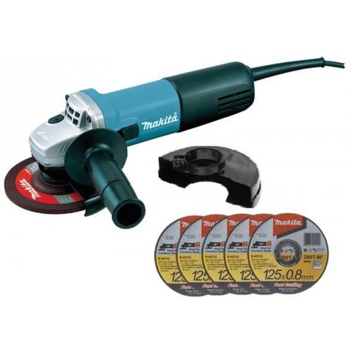 MAKITA 9558HNRX1 Úhlová bruska (840W/125mm)