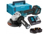 MAKITA DGA511RFJ Aku úhlová bruska s regulací 125mm Li-ion LXT 18V/3,0Ah, Makpac