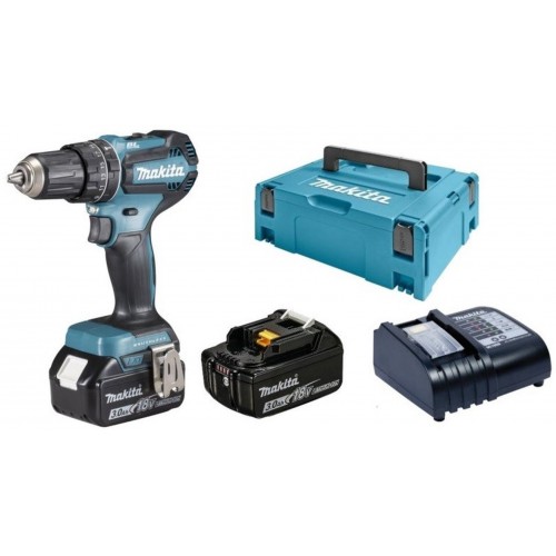 MAKITA DHP485SFJ Aku bezuhlíkový příklepový šroubovák MAKITA DHP485SFJ Aku bezuhlíkový příklepový šroubovák