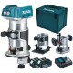 MAKITA DRT50RTJX2 Aku kombinovaná frézka s příslušenstvím Li-ion LXT 18V/5,0Ah, Makpac