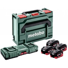 Metabo Základní set 18V/4x10,0 Ah, ASC 145 DUO, metaBox 685143000