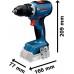 BOSCH GSR 18V-65 PROFESSIONAL Vrtací šroubovák, 3× ProCORE 4.0Ah, L-Boxx 06019N3208