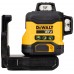 DeWALT DCLE34031N Aku linkový laser 3 x 360° zelený, XR (18V/bez aku) kufr