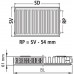 Kermi Therm X2 Profil-kompakt deskový radiátor 11 300 / 1300 FK0110313