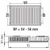 Kermi Therm X2 Profil-kompakt deskový radiátor 11 600 / 800 FK0110608