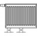 Kermi X2 Profil-Vplus deskový radiátor 22 600 / 1600 FTP220601601R1K