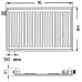 Kermi Therm X2 Profil-V deskový radiátor 10 750 / 3000 FTV100753001L1K