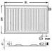 Kermi Therm X2 Profil-V deskový radiátor 10 900 / 1200 FTV100901201R1K