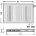 Kermi Therm X2 Profil-V deskový radiátor 12 500 / 3000 FTV120503001R1K