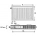 Kermi Therm X2 Profil-V deskový radiátor 22 600 / 1200 FTV220601201L1K