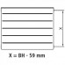 Kermi Therm X2 LINE-K kompaktní deskový radiátor 10 605 x 605 PLK100600601N1K
