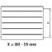 Kermi Therm X2 LINE-K kompaktní deskový radiátor 11 505 x 705 PLK110500701N1K