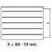 Kermi Therm X2 LINE-K kompaktní deskový radiátor 12 405 x 1405 PLK120401401N1K