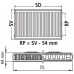 Kermi Therm X2 Profil-kompakt deskový radiátor 12 300 / 1100 FK0120311