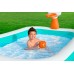BESTWAY Dunk N' Splash Nafukovací bazén s basketbalovým košem, 251 x 168 x 102 cm 54445