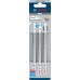 BOSCH Pilový plátek pro přímočaré pily PRO Multi Material thick and thin T345XF, 132 mm, 3 ks 2608634993