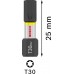 BOSCH Bit PRO Torx Impact, T30, 25 mm, s krabičkou k vystavení, 10 × 25 ks 2607002807