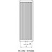 Kermi deskový radiátor Verteo Profil 20 1800 / 400 FSN201800401X3K