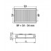 Kermi Therm X2 Profil-Hygiene-kompakt deskový radiátor 20 750 / 1800 FH0200718