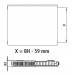 Kermi Therm X2 Plan-Kompakt deskový radiátor 11 900 / 400 PK0110904