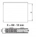 Kermi Therm X2 Plan-Kompakt deskový radiátor 22 900 / 900 PK0220909