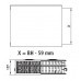 Kermi Therm X2 Plan-Kompakt deskový radiátor 33 500 / 1800 PK0330518
