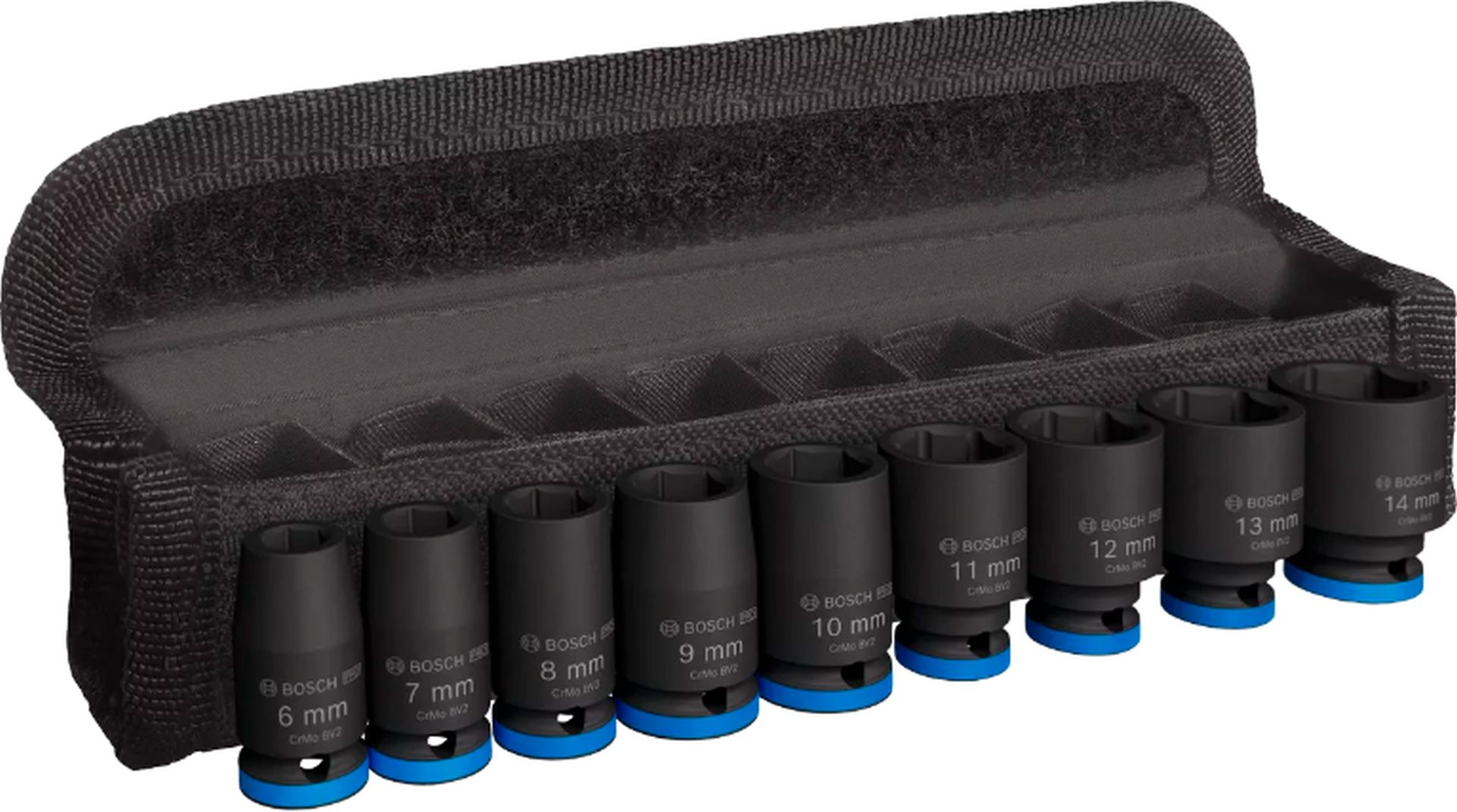 BOSCH PRO Impact Socket Set, 1”, standardní, 9 ks 2608003034