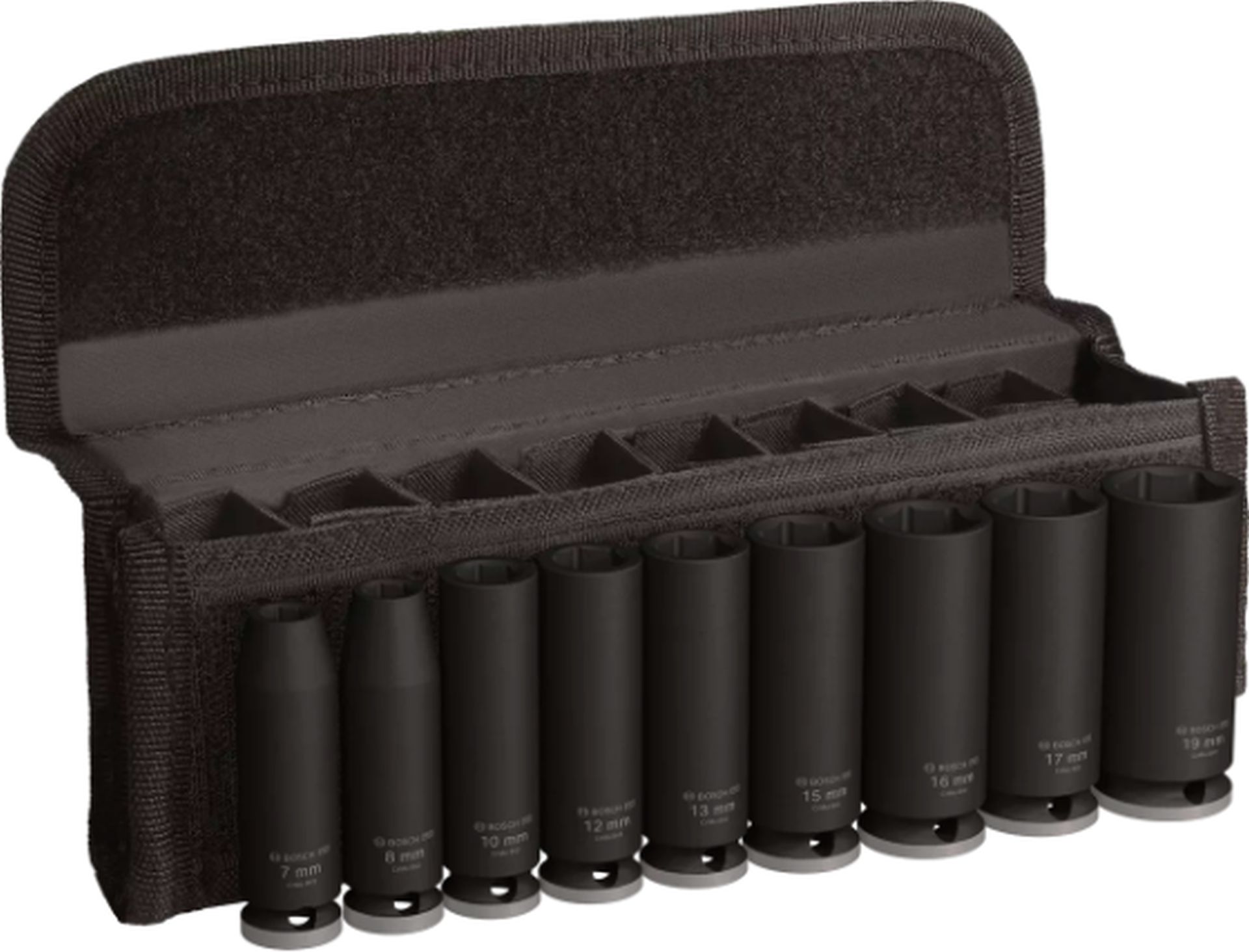 BOSCH Sada PRO Impact Socket Set, ?”, hluboké, 9 ks 2608003037