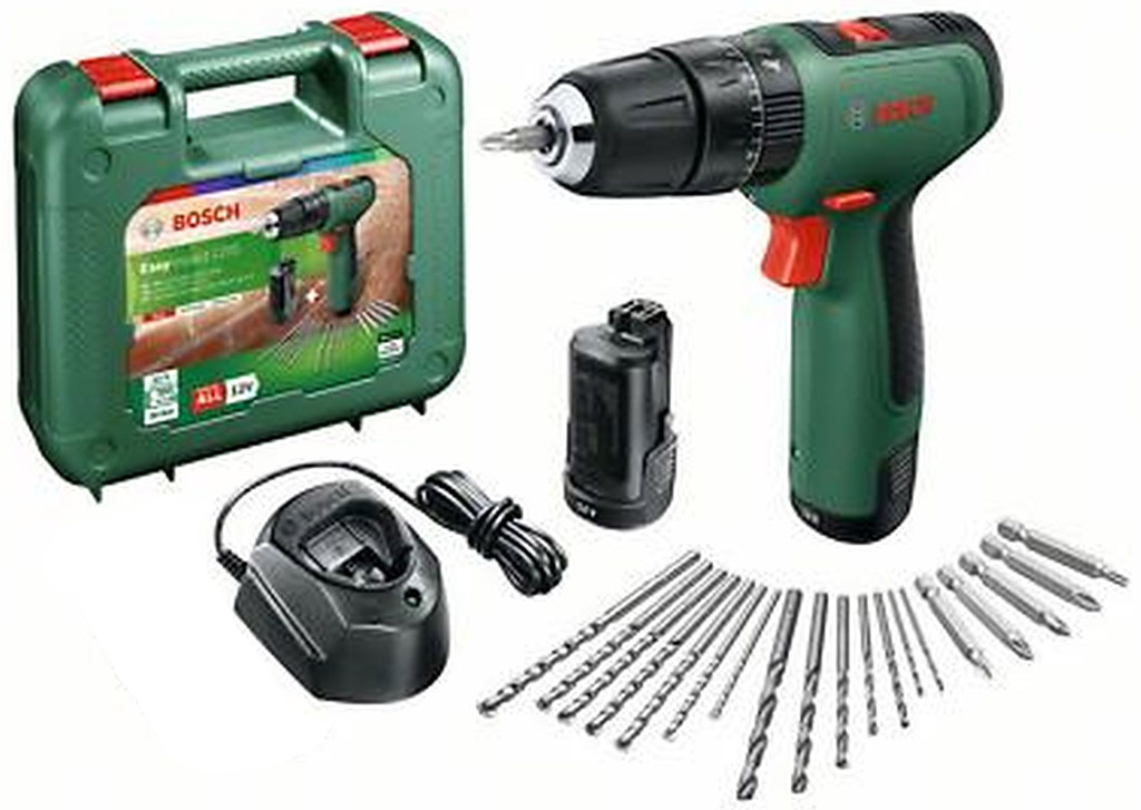 BOSCH EasyImpact 1200 Aku dvourychlostní kombinovaný šroubovák (2x 1,5Ah) 06039D3105