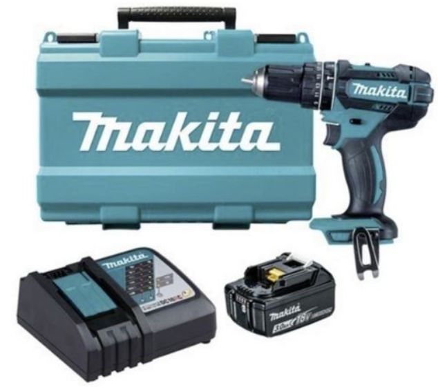 Makita DHP482RF Aku příklepový šroubovák (62Nm/18V/1x3,0Ah) kufr