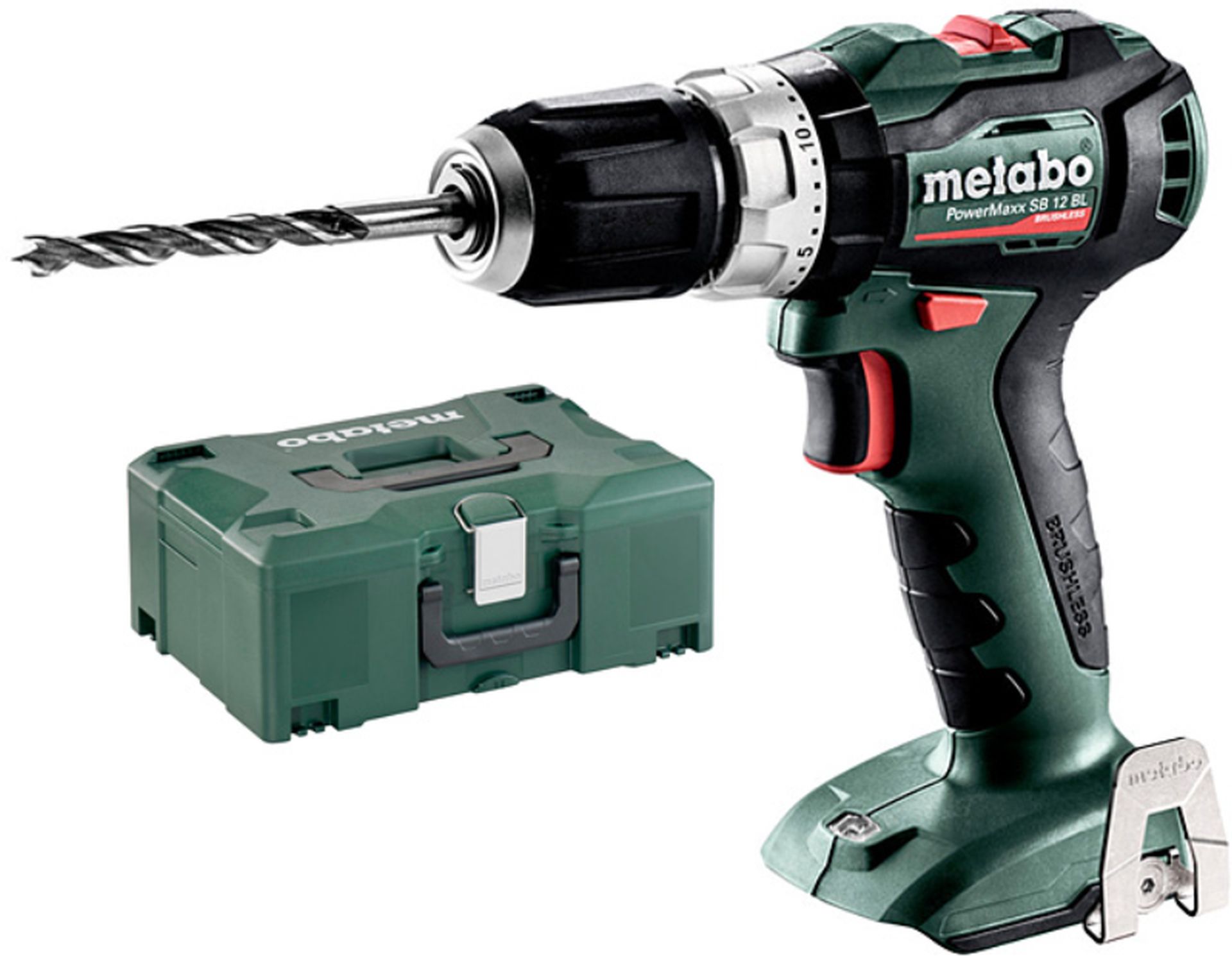 Metabo PowerMaxx SB 12 BL Akumulátorová příklepová vrtačka (12V/bez aku) metabox 601077840