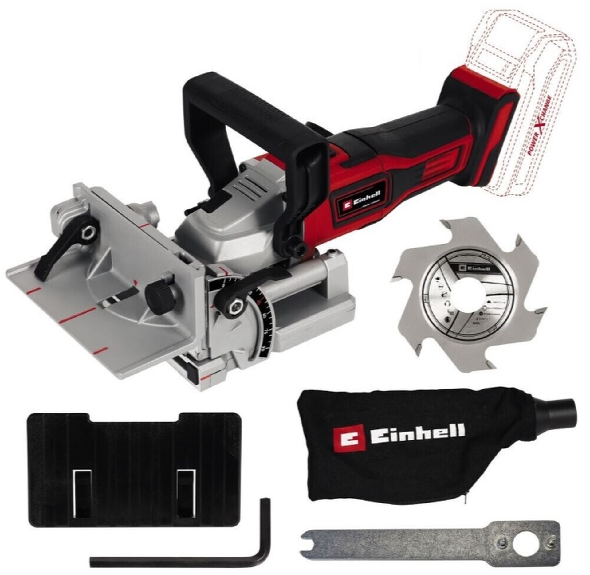 Einhell TE-BJ 18 Li - Solo Aku frézka lamelovací (18V/bez aku) 4350630