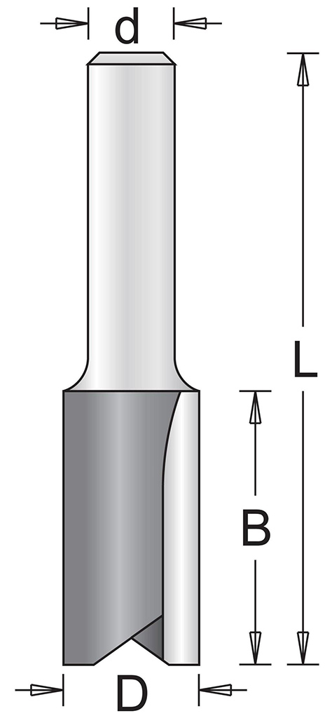 HiKOKI 754003 Drážkovací fréza 5x11x51mm, 6 mm