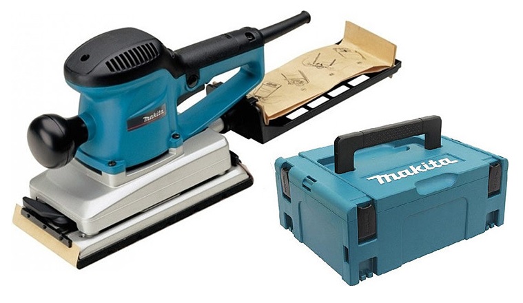 MAKITA BO4900VJ Vibrační bruska s regulací 115x229mm, 330W, Makpac