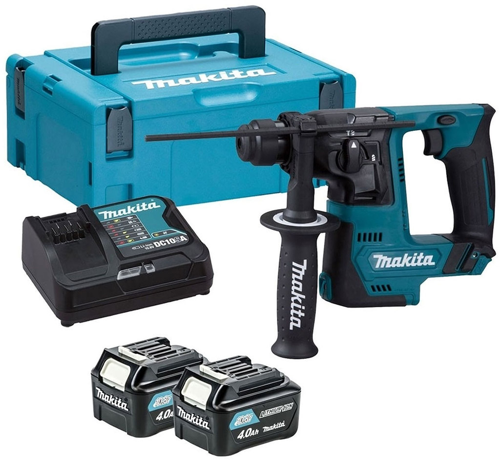 MAKITA HR140DSMJ Aku vrtací kladivo SDS-Plus Li-ion CXT (2x4,0Ah/10,8V) MAKPAC