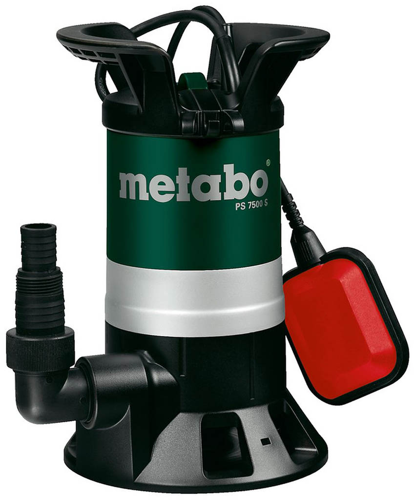 Metabo PS 7500 S Ponorné čerpadlo na znečištěnou vodu (450W/7500l/h) 0250750000