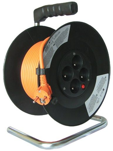 Prodlužovací kabel 3x1,5mm2 buben 20m, 4x zásuvka PB09